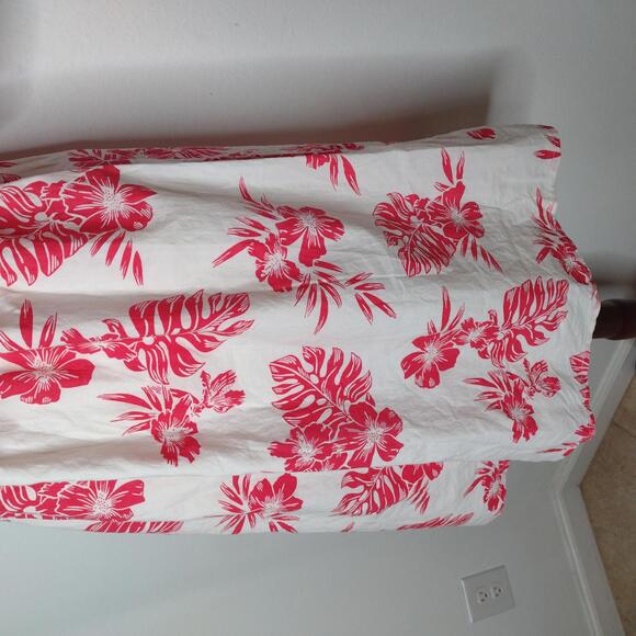 NWT Sim & Sam Women's White/Red Tropical Dress Size Medium - Picture 3 of 13